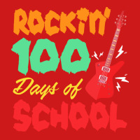 Funny 100 Days Of School Gift T  Shirt Music Note Rocking 100 Days Of Baseball Cap | Artistshot