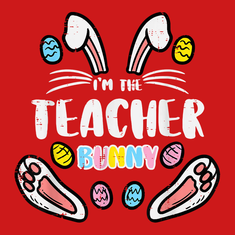 Im The Teacher Bunny Cute Easter Matching Family Rabbit T Shirt Baseball Cap | Artistshot