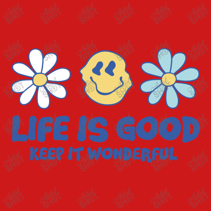 Life Is Good Keep It Wonderful, Aesthetic Motivational Quotes Baseball Cap | Artistshot