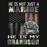 Proud Of My Grandson Is A Marine Shirt Proud Grandma Grandpa T Shirt Mesh Cap | Artistshot