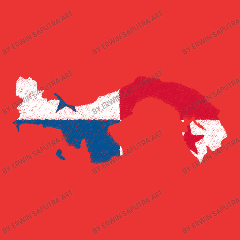 Panama Map Flag Drawing Line Art Mesh cap by Erwin Saputra Art | Artistshot