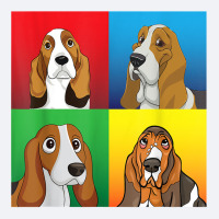 Basset Hound Dog Faces Happy Mother Father Mommy Daddy T Shirt Trucker Cap | Artistshot