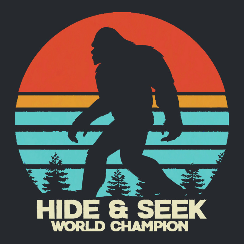 Bigfoot T  Shirt Retro Bigfoot Hide & Seek World Champion 4 Flat Bill Snapback Cap by quitzongraciela262 | Artistshot