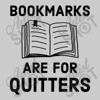 Bookmarks Are For Quitters Funny Book Lover Flat Bill Snapback Cap | Artistshot