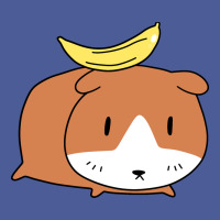 Banana Guinea Pig Flat Bill Snapback Cap | Artistshot