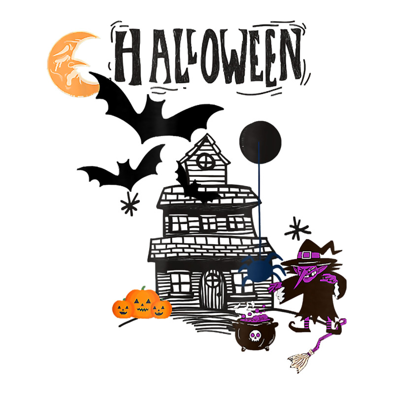 Funny Halloween Witch Haunted Castle, Flying Bats Wicca Tee T Shirt Double Wine Paper Bag - 6 1/2 X 3 1/2 X 12 3/8 | Artistshot