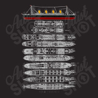 Titanic Ship Section Plan T Shirt Gift Vintage Cap | Artistshot