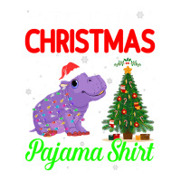 Hippopotamus Funny This Is My Christmas Pajama Hippopotamus Xmas Light Queen Paper Bag - 16 X 6 X 19 1/4 | Artistshot