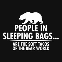 People In Sleeping Bags Are The Soft Tacos Of The Bear World Baby Beanies | Artistshot