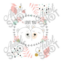 Happy Valentine's Love You With Animal Cute Debie Paper Bag - 10 X 5 X 13 | Artistshot