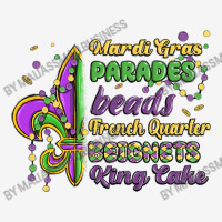 Mardi Gras Parades Beads French Quarter Beignets K Graphic T-shirt | Artistshot