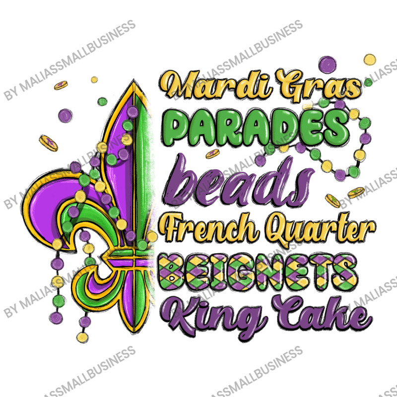 Mardi Gras Parades Beads French Quarter Beignets K Youth Sweatshirt by MaliasSmallBusiness | Artistshot