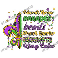 Mardi Gras Parades Beads French Quarter Beignets K Long Sleeve Baby Bodysuit | Artistshot