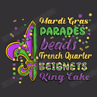 Mardi Gras Parades Beads French Quarter Beignets K Vintage Hoodie And Short Set | Artistshot