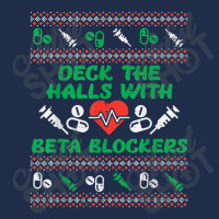 Deck Halls With Beta Blockers Funny Nurse Christmas Xmas Pjs Baseball Cap | Artistshot