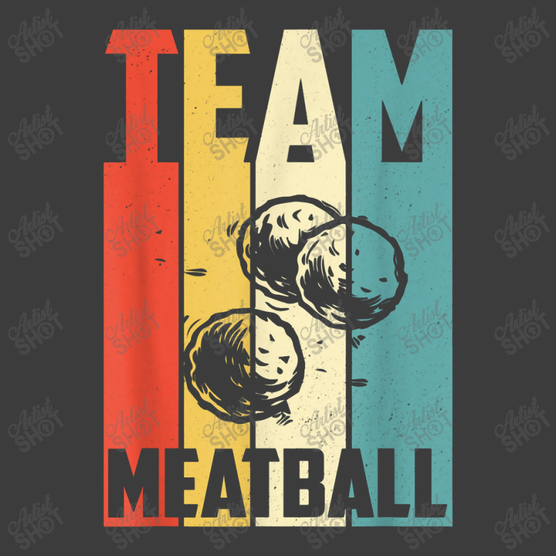 Vintage Rettro Team Meatball Funny Men's Polo Shirt | Artistshot