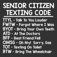 Senior Citizen Texting Codes Baby Bodysuit | Artistshot