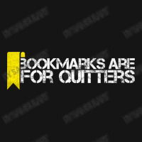 Bookmarks Are For Quitter Funny Book Reading Humor Gift For Bookworm L Mesh Cap | Artistshot