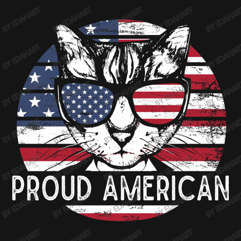 Us Flag Cat 4th Of July Proud And Independent Cat Of United States Of Mesh cap by EdahArt | Artistshot