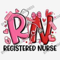 Rn Registered Nurse Valentines Day Graphic T-shirt | Artistshot