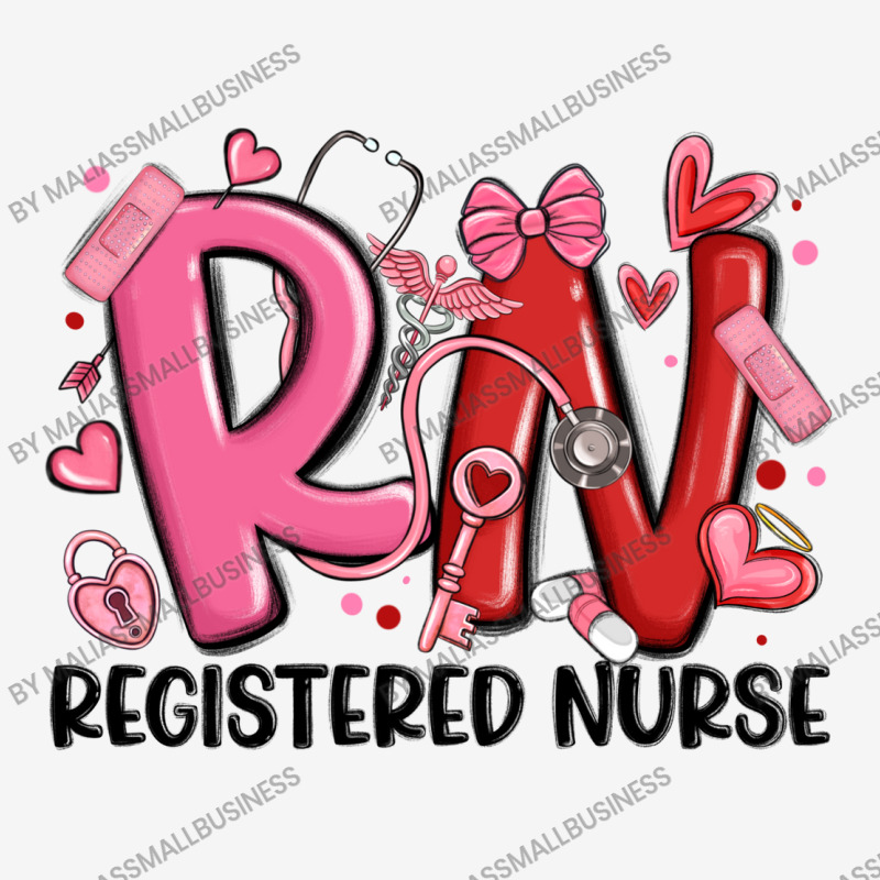 Rn Registered Nurse Valentines Day Graphic T-shirt | Artistshot