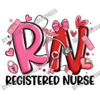 Rn Registered Nurse Valentines Day Zipper Hoodie | Artistshot