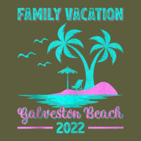 Family Vacation 2022 Vintage Style Texas Galveston Beach Tank Top Camo Snapback | Artistshot