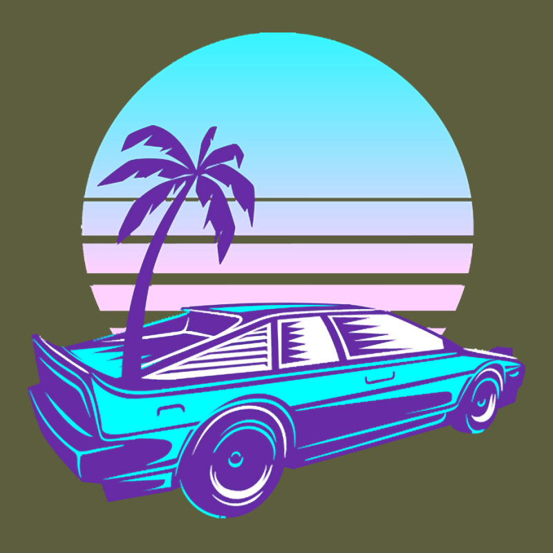 Synthwave T  Shirt Futuristic Car Retro Sunset Synthwave T  Shirt Camo Snapback by gail93766 | Artistshot