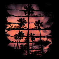 Palm Trees T  Shirt A Beautiful Painting That Shows The Atmosphere Of Camo Snapback | Artistshot