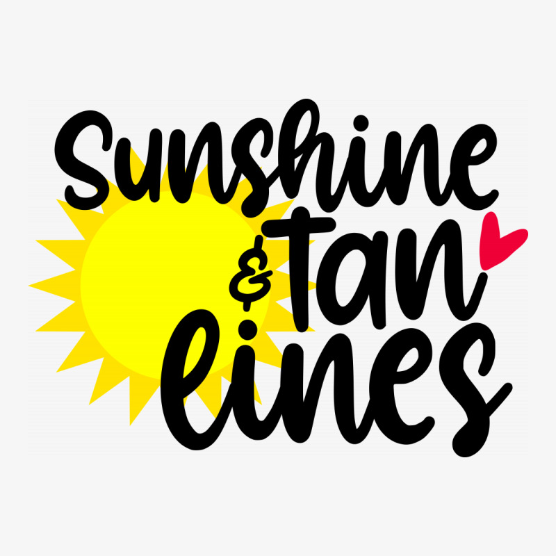 Sunshine & Tan Lines Ladies Fitted T-Shirt by Purpleblobart | Artistshot