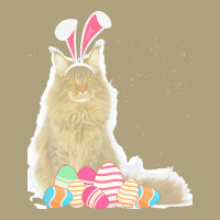 Easter Day T  Shirt Easter Cat Maine Coon With Bunny Ears & Eggs Gift Flat Bill Snapback Cap | Artistshot