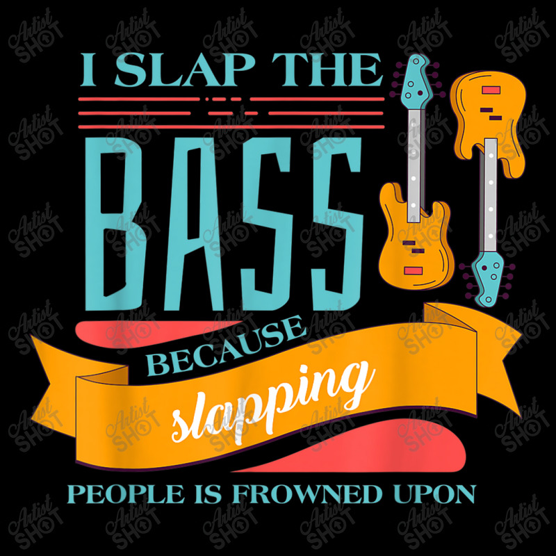 I Slap The Bass Music Guitarist Bass Guitar Pocket T-shirt | Artistshot