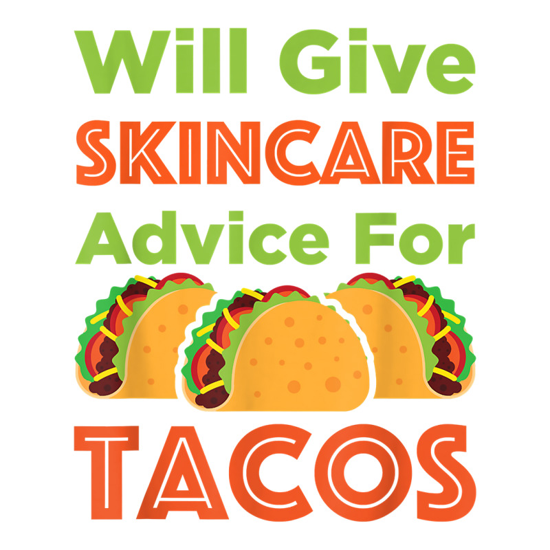 Will Give Skincare Advice For Tacos Aesthetician Esthetician T Shirt Mart Paper Bag -13 X 7 X 17 | Artistshot