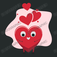 Valentine Heart Character Women's Triblend Scoop T-shirt | Artistshot