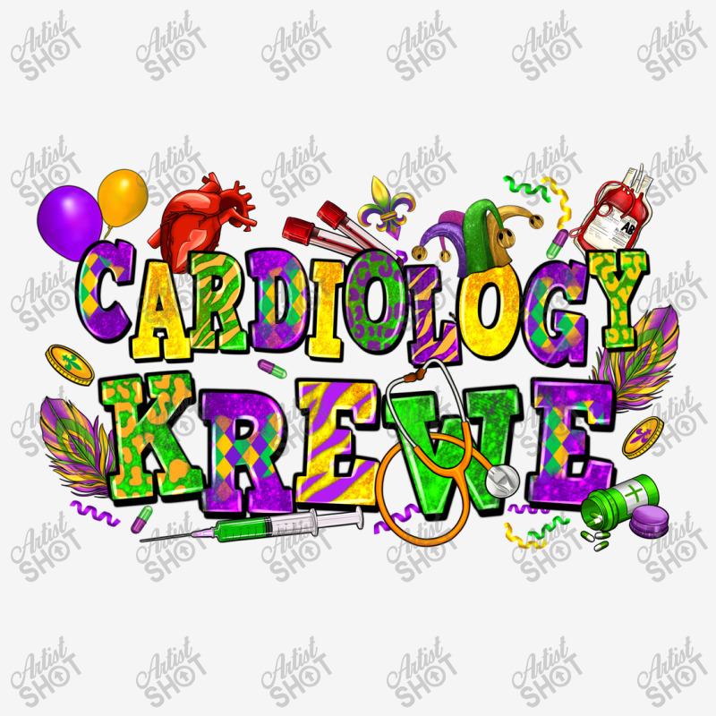 Cardiology Krewe Mardi Gras Scorecard Crop Tee by FaDigitalArtStudio | Artistshot