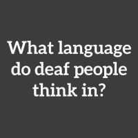 What Language Do Deaf People Think In Men's Polo Shirt | Artistshot