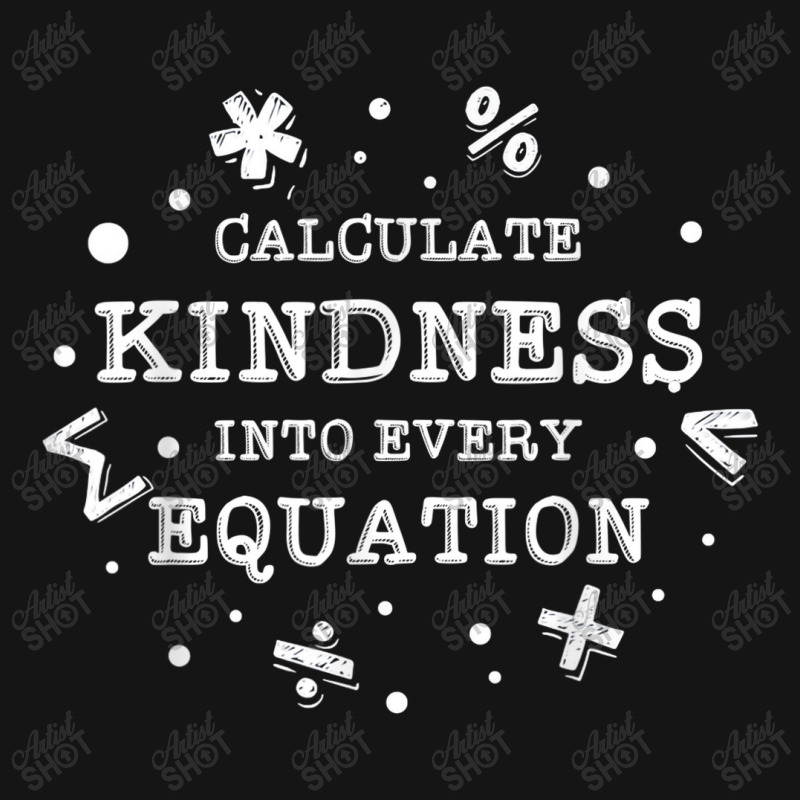 Calculate Kindness Into Every Equation School Math Teacher Mesh cap by YenNgoc | Artistshot