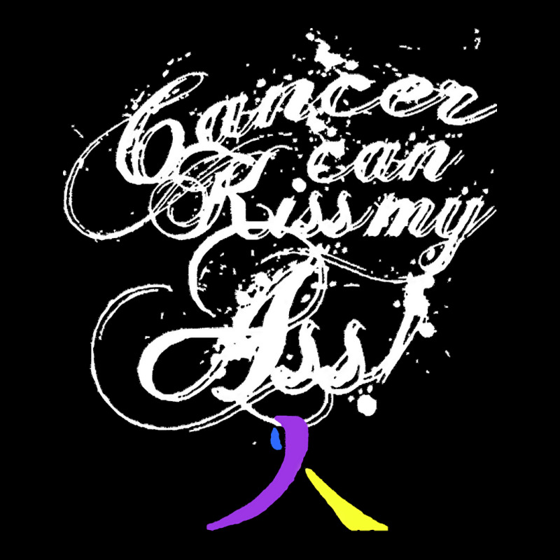 Bladder Cancer T  Shirt Cancer Can Kiss My Ass! Bladder ( Blue, Yellow Camo Snapback by elsie72807 | Artistshot