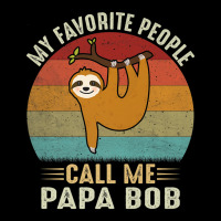 Mens My Favorite People Call Me Papa Bob Cute Sloth Lover Grandpa Prem Camo Snapback | Artistshot