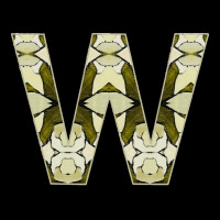 Letter W T  Shirt Letter W Monogram Olive Green Abstract Pattern Paint Flat Bill Snapback Cap | Artistshot