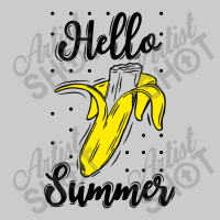 Hello Summer Banana Flat Bill Snapback Cap | Artistshot