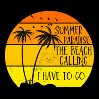 Beach Vacation T  Shirtsummer Paradise The Beach Calling I Have To Go Flat Bill Snapback Cap | Artistshot