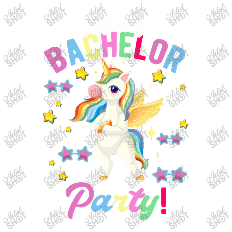 Girls Bachelor Party Unicorn Bachelorette Double Wine Paper Bag - 6 1/2 X 3 1/2 X 12 3/8 | Artistshot