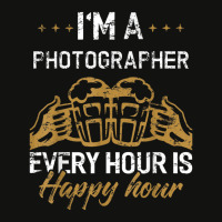 Photographer Job Every Hour Is Happy Hour Drink Scorecard Crop Tee | Artistshot