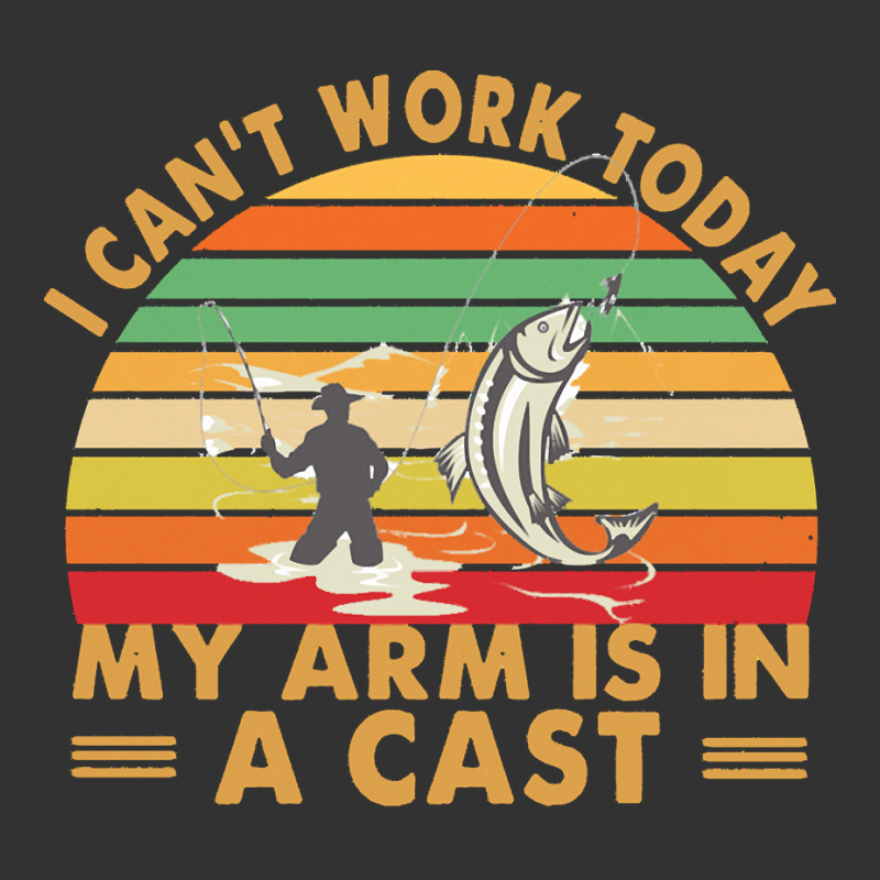 Fishing T  Shirt Fisherman, I Can't Work Today My Arm Is In A Cast T Baby Bodysuit | Artistshot