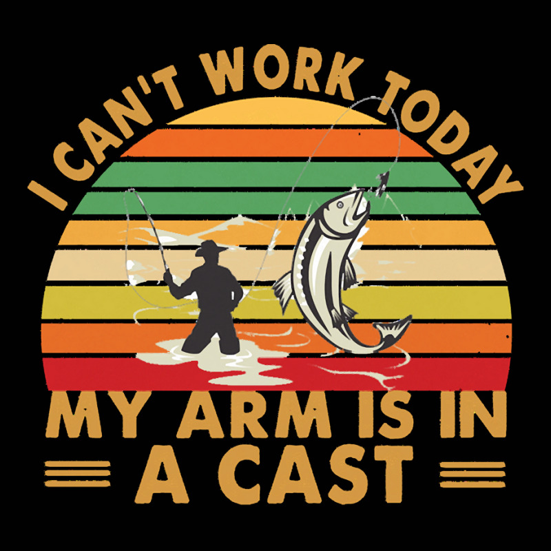 Fishing T  Shirt Fisherman, I Can't Work Today My Arm Is In A Cast T Toddler 3/4 Sleeve Tee | Artistshot