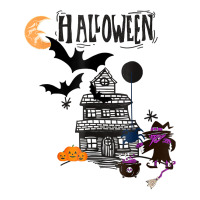 Funny Halloween Witch Haunted Castle, Flying Bats Wicca Tee T Shirt Wine Paper Bag - 5 1/2 X 3 1/4 X 13 | Artistshot