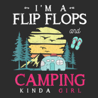 Im A Flip Flops And Camping Kinda Girl Camper Women Camping T Shirt Baseball Cap | Artistshot