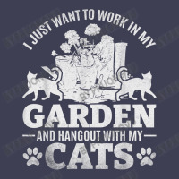 I Just Want To Work In My Garden And Hang Out With My Cats T Shirt Mesh Cap | Artistshot