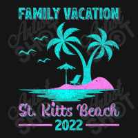 Family Vacation 2022 Vintage Lost Paradise St. Kitts Beach Premium Mesh Cap | Artistshot